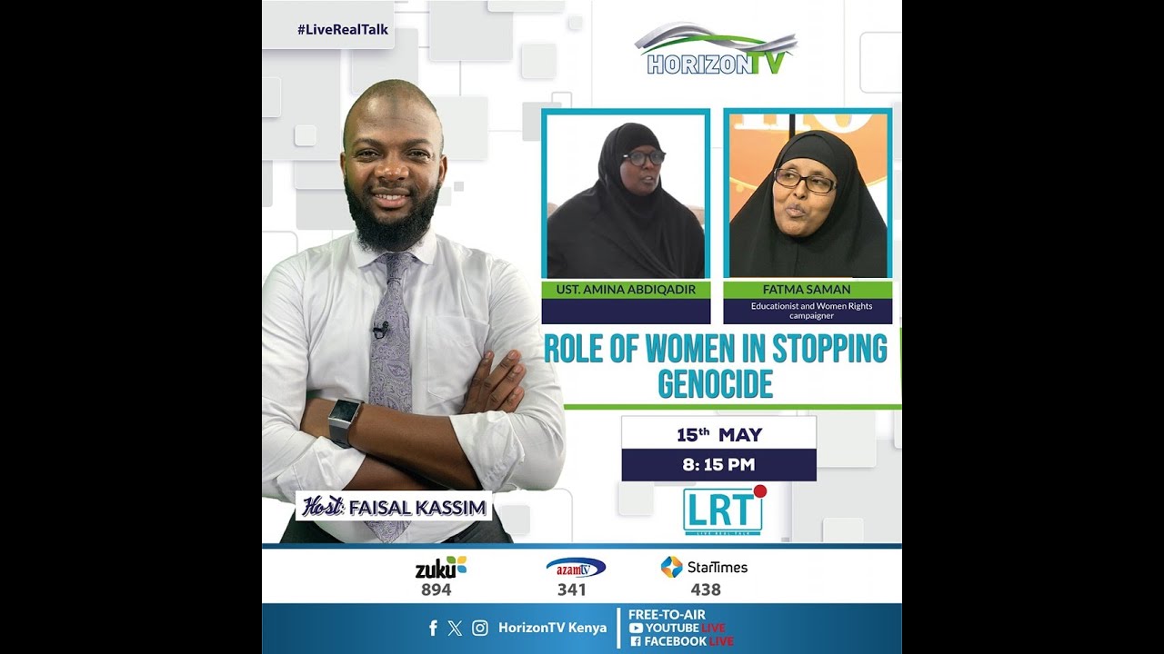 Role Of Women In Stopping Genocide | Live Real Talk | HorizonTV Kenya