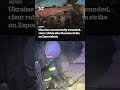 Ukrainian rescuers help wounded, clear rubble after Russian strike on Zaporizhzia | Khaleej Times