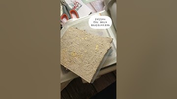 Embossing handmade paper