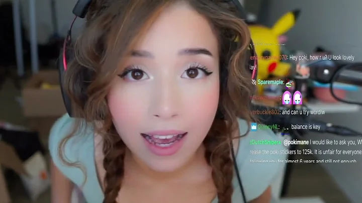 Pokimane caught something