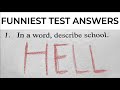 Funniest kid test answers