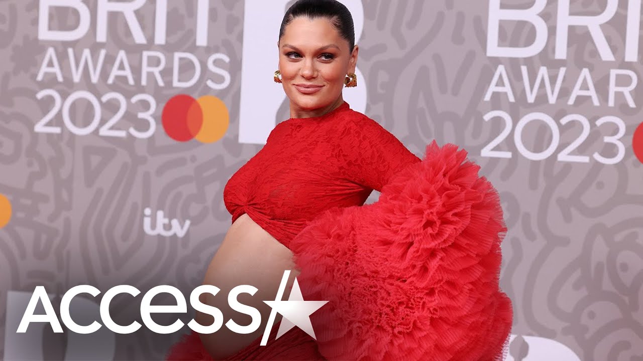 Jessie J Flashes BARE Bump At 2023 BRIT Awards After Announcing Baby's Sex