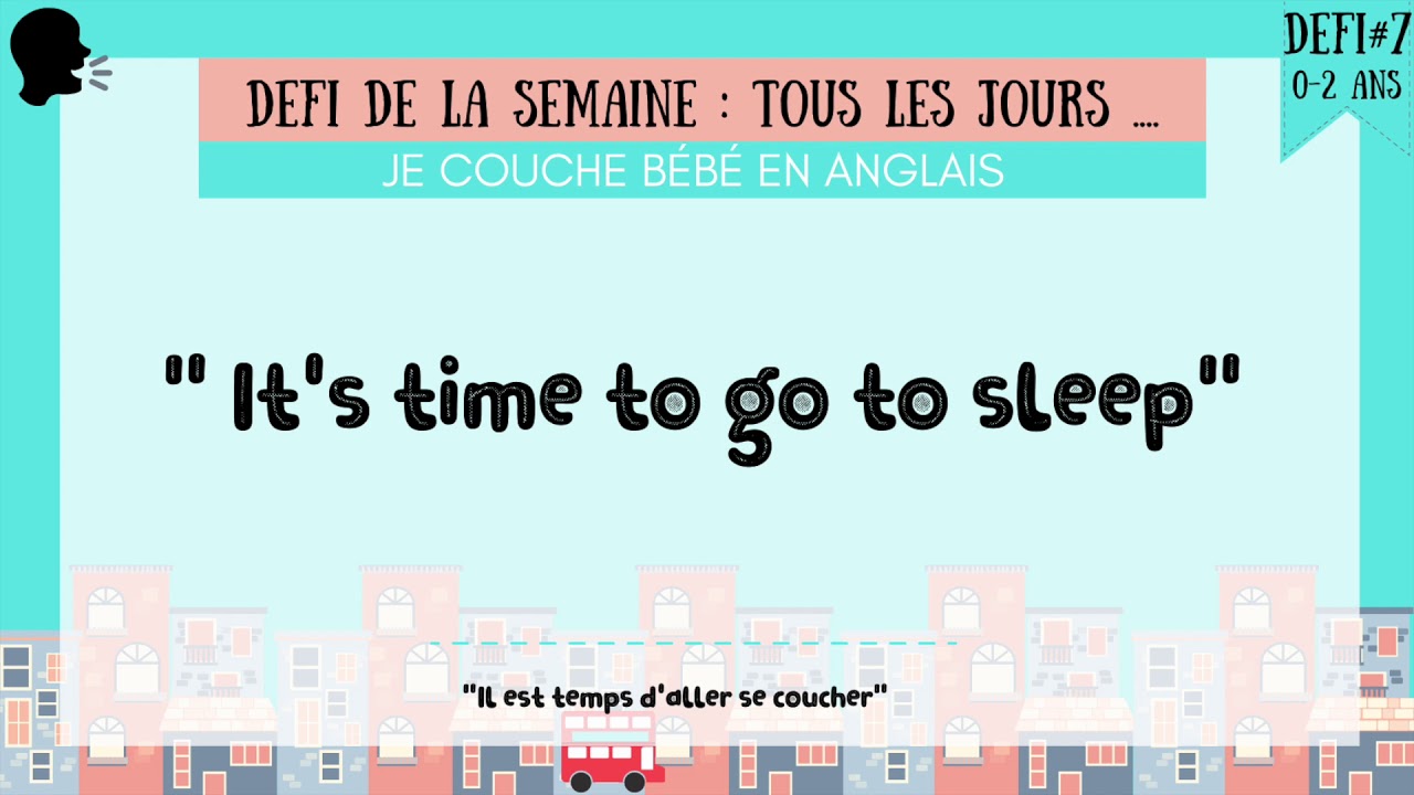 Defi 7 0 2 Ans On Couche Bebe En Anglais Youtube