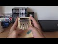 Polyrhytm on the Meinl KA9 kalimba