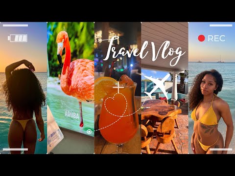 Travel Vlog: Aruba Day 1!! | Room Tour, Beaches, South Beach Strip | (MUST WATCH)