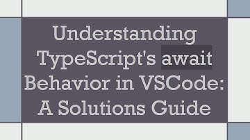 Understanding TypeScript