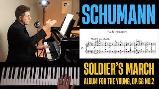 Schumann “Soldier’s March” from Album für die Jugend, Op.68, No.2 Tutorial
