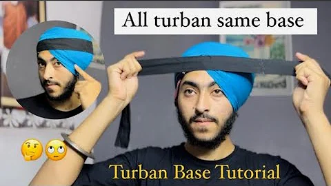 How to tie turban base😱 || all turban style same base || #trending #pagg #dastar #sardar #punjabi