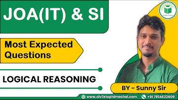 JOA (IT) 2022 | Logical Reasoning | Most Expected Questions | Detailed Explanation