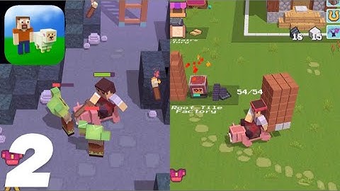 CubeCrafter Craft & Mine Gameplay Part 2 | Level 2 (iOS)