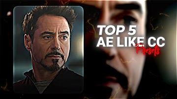 Top 5 Ae Like CC Preset  | Alight Motion Free Preset Xml
