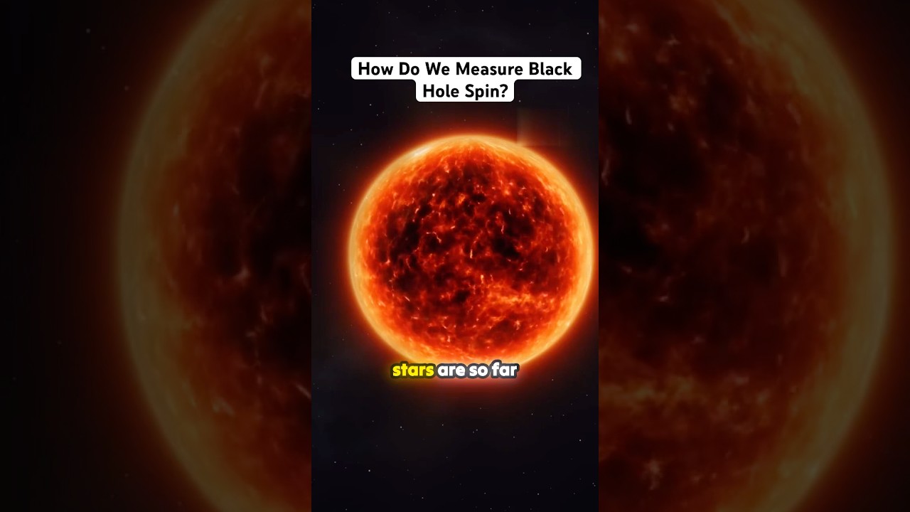 How do measure black hole spin? 🌌🔄 Follow for more🎇 #space #discovery #facts #universe #physics