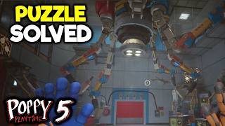 How To solve the big machine Puzzle in Poppy Playtime Chapter 5 - Move the batteries power the door