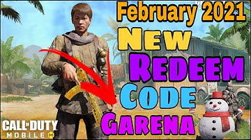 Active February 2021 Redeem Code Cod Mobile Gerena | Codm Garena Redeemption Code 2021 | Cod Mobile