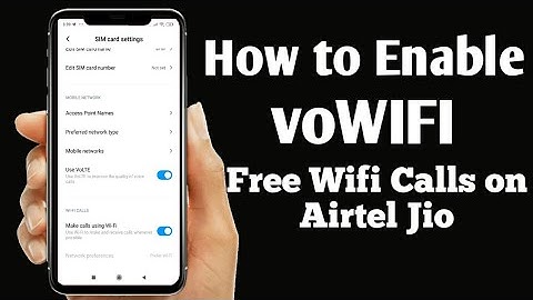 How to enable voWIFI in any Android Ft Poco F1, How to enable Free Wifi Call in Airtel JIO