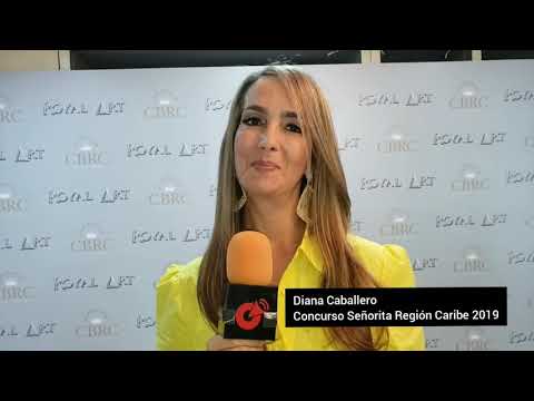 Diana Caballero, concurso  Señorita Región Caribe