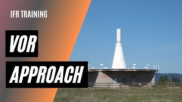 Shooting a VOR Approach | IFR Training | VOR Explained