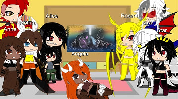 Kaijus girls react Godzilla battle royale| @slick4785