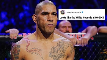 Alex Pereria Is OUT Of The UFC WHITEHOUSE Card!?!?
