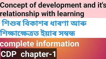 Concept of development and it