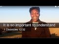 It is so Important to Understand| 1 Chronicles 12:32