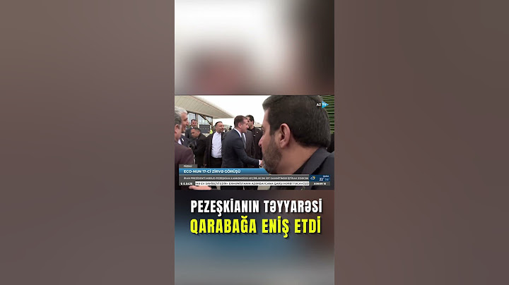 İran Prezidenti Azərbaycana gəldi - Hava limanından İLK GÖRÜNTÜLƏR