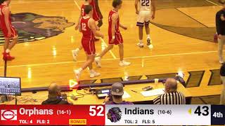 Indians Basketball: Indians vs Centralia Orphans