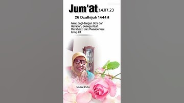 doa pagi di hari  jumat berkah