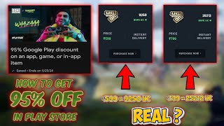 GET 3850 UC IN JUST ₹399 | GRABINSTANUC IS REAL ? | HOW TO GET 95% OFF OFFER IN PLAY STORE ?