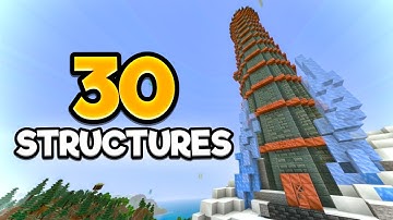 I Made 30 New Minecraft Structures