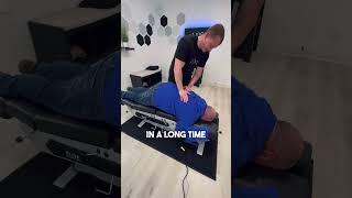 The loudest mid back crack in history! #holymoly #cracked #chiropractor #chiropractic #adjustment