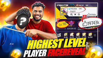 100 Level Player Face Reveal Gone Wrong Indian Higest level Player - Garena Free Fire Max