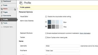 WORDPRESS TUTORIALS - The Admin Bar