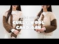 뽀글뽀글한 텍스처와 큼직한 떡볶이 단추가 사랑스러운 ❤️뽀글이 가디건❤️뜨기｜How to knit&amp;crochet curly wool cardigan
