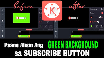 How To Remove Green Background In Subscribe Button Using KineMaster (TUTORIAL)
