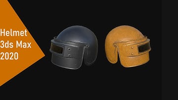 Texturing PUBG Helmet - 3ds max tutorial part - 1