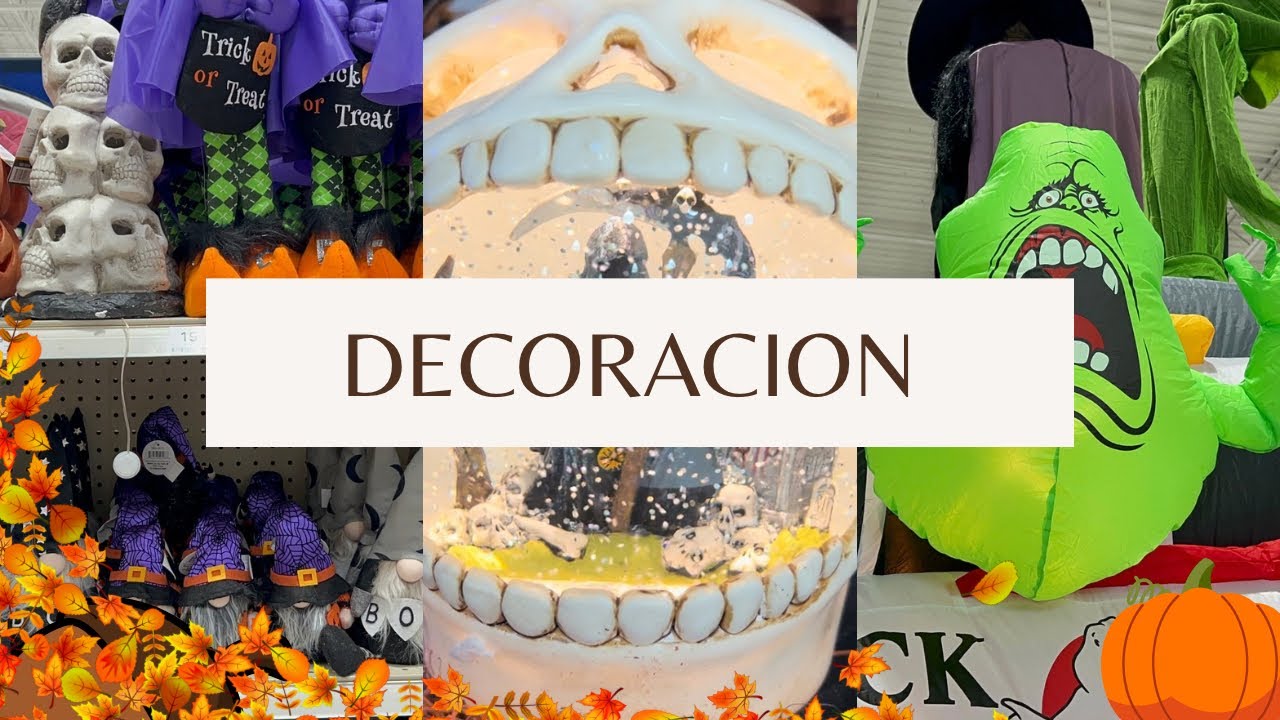 #decoration de #halloween #otoño #fall en #menards - YouTube