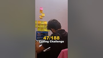 Day 47/188 Coding Challenge  #188dayscodingchallenge #codingchallenges #coding #akhilpal #java #dsa