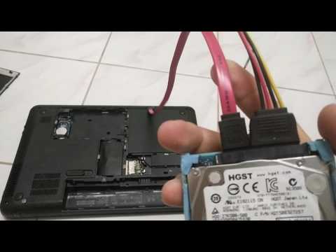 HP 1000 notebook cooling system cleaning. 