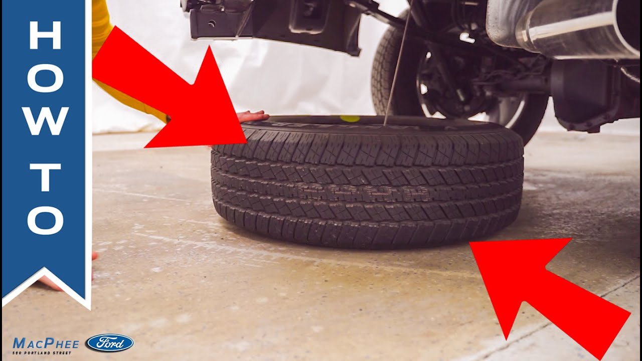 HOW TO - Find the spare tire on a new Ford F-150! - YouTube