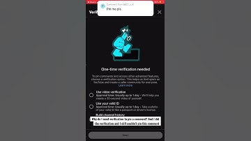 Why do I need verification to pin a comment?