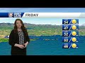 Sunshine and mild temperatures through the weekend