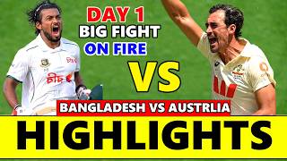 Australia vs Bangladesh 1st Test Match Day 1 Highlights 2026 | AUS vs BAN Highlights