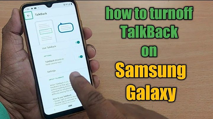 How to Disable / Turn OFF TalkBack on any Samsung Galaxy