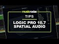 How to start mixing your music in spatial audio with Dolby Atmos in Logic Pro 10.7