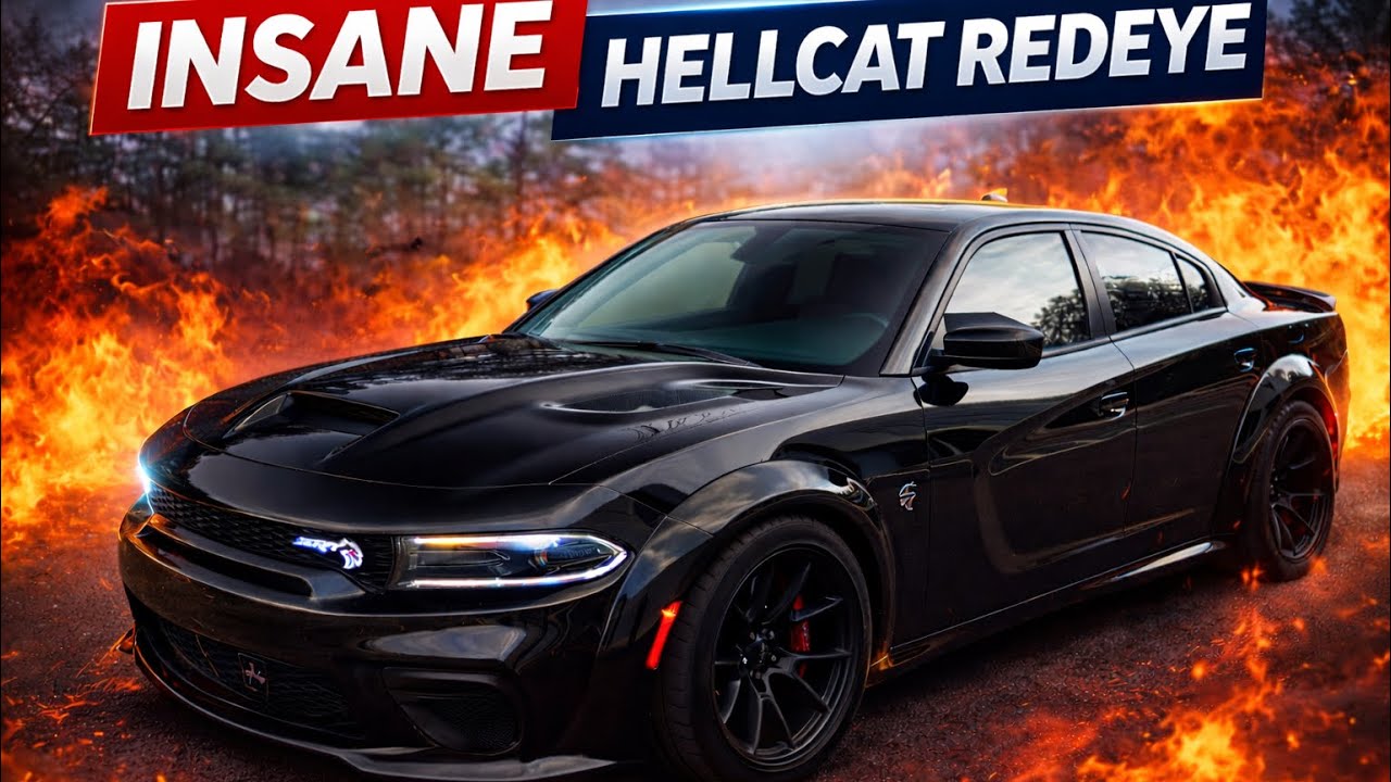 TOOK MY 807HP HELLCAT REDEYE JAILBREAK TO A WILD CAR MEET AT 1AM - YouTube
