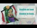 Como hacer Jinafire Monsterhigh en fomi para letrero - How to make jinafire in foam