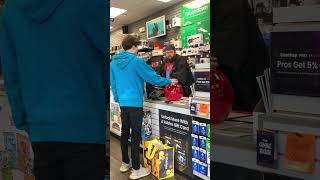 I try to sell the gamesphere at GameStop but this time he doesn’t call the cops