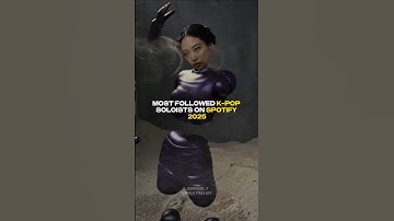MOST FOLLOWED K-POP SOLOISTS ON SPOTIFY 2025 #shorts #kpop #shortsfeed #spotifykpop