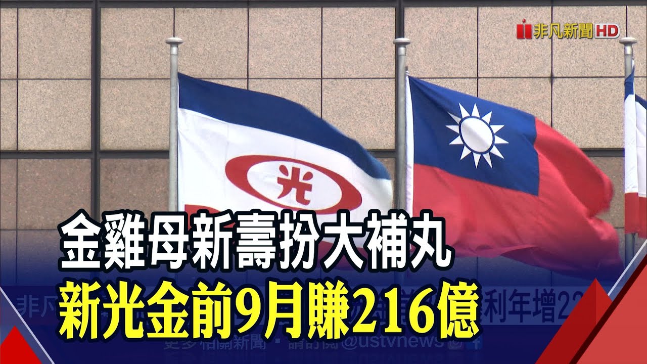 全年獲利拚250億新光金前3季獲利216億超越2020全年 非凡財經新聞 20211008 Youtube